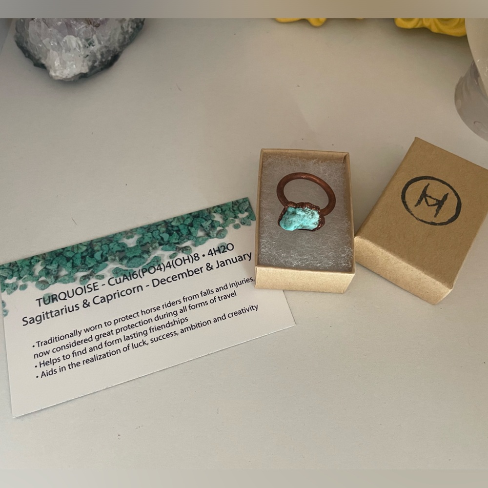 NIB Hawkhouse stacking turquoise ring. Size 4.5